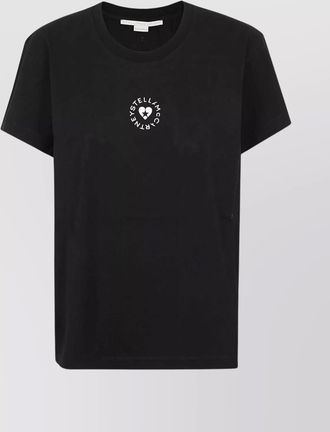 Stella McCartney heart emblem crew neck t-shirt