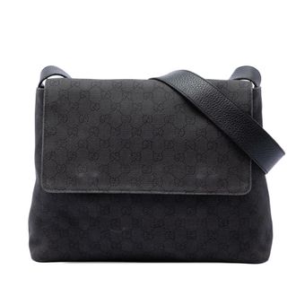 Gucci Pre-owned Gucci GG Denim Messenger Bag Unisex P1OEVY4B1YA38TP5