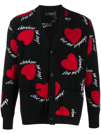 Amiri Intarsia vest - Zwart