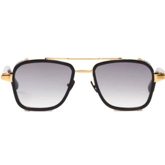 John Dalia Phil Square Frame Sunglasses with Gradient Lenses