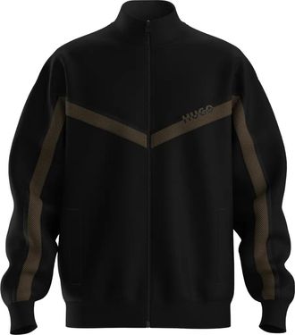 HUGO BOSS Felpa con zip - Nero