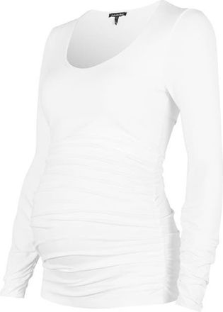 Isabella Oliver The Scoop Maternity Top in Pure White at Nordstrom, Size 1