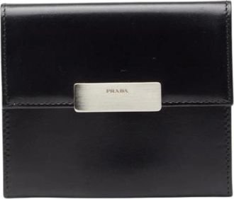 Prada Pre-owned Wallets, female, Black, Size: ONE SIZE Pre-owned Wallet