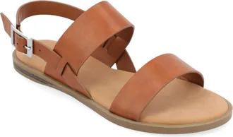 Journee Collection Women & apos;s Lavine Medium and Wide Width Flat Sandals