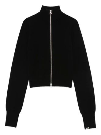 Extreme Cashmere zip-front stand-collar cardigan - unisex - Nylon/Cashmere/Spandex/Elastane - One Size - Black
