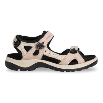 Ecco Ecco Offroad 069563 Leather Textile Womens Slingbacks Sandals - Rose Dust Limestone - Size:UK 8-8.5