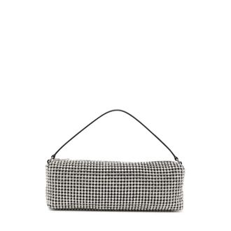Alexander Wang Mesh Design Kristalversiering Rechthoekige Tas - Dames - Handtassen - Grijs - ONE Size - Tassen