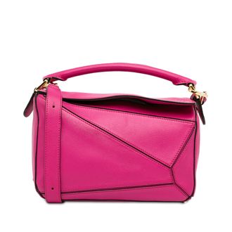 Loewe Pink Medium Puzzle Bag
