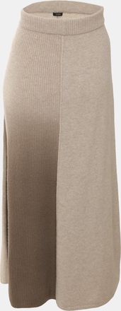 Joseph Beige/khaki Rib Knit Maxi Skirt