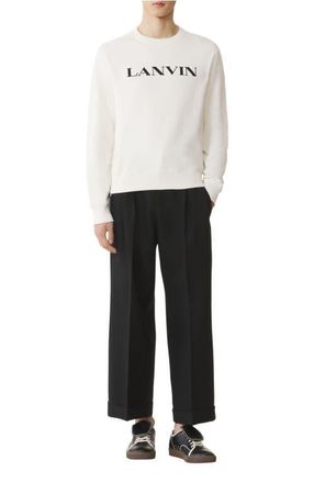 Lanvin Embroidered Cotton Sweatshirt in Cloth at Nordstrom, Size Xx-Large