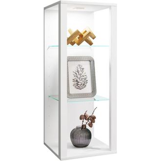 ebuy24 Vetrina in vetro VCM appesa vetrina vetrata con vetro di sicurezza ESG dimensioni ca. A. 90 x L. 35 x P. 35 cm Vetri pensili Moderno e salvaspazio