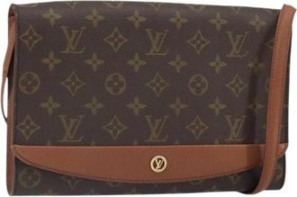 Louis Vuitton Pre-owned Cross Body Bags, female, Brown, Size: ONE SIZE Pre-owned Canvas Cross Body Bag