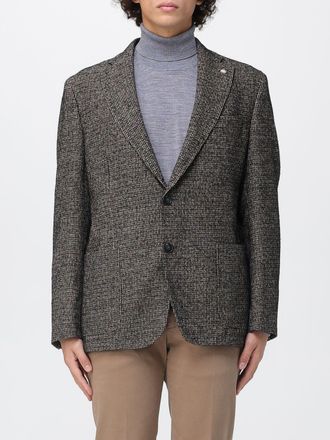 Manuel Ritz Blazer monopetto Manuel Ritz in misto lana e cotone