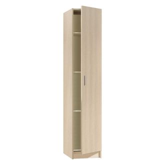 Dmora Armario multiuso 1 puerta madera roble marr&oacute;n