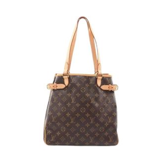 Louis Vuitton Pre-owned Tote Bags, female, Brown, Size: ONE SIZE Pre-owned Coated Canvas Tote Bag