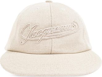 Jacquemus Geborduurde baseballpet met La Casquette-logo
