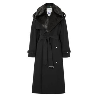 Burberry Double-Breasted Kennington Trench Coat, Brand Size 10 ( US Size 8 )