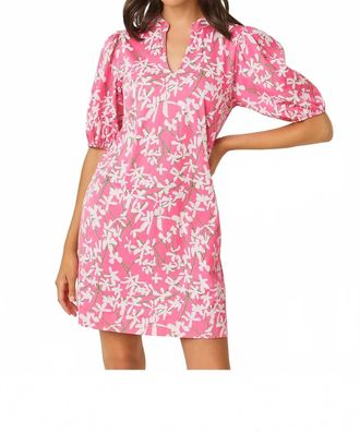 Lilly Pulitzer Carey Dress In Confetti Pink Liza Overprint
