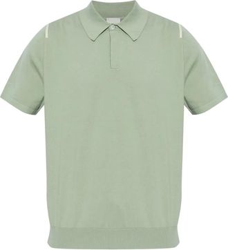 Paul Smith Polo in cotone biologico con applicazioni logo - Verde