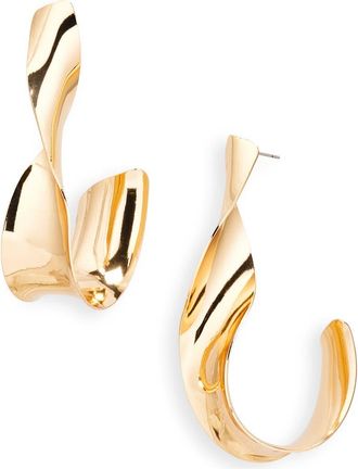 Tasha Twisted Hoop Earrings in Gold at Nordstrom Rack