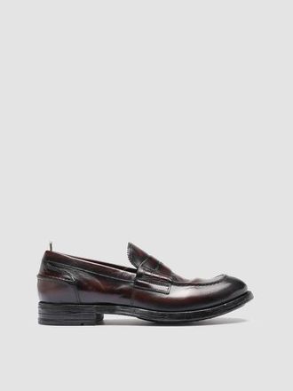 Officine Creative Balance 011 Leather Penny Loafers in Burgundy at Nordstrom, Size 43.5