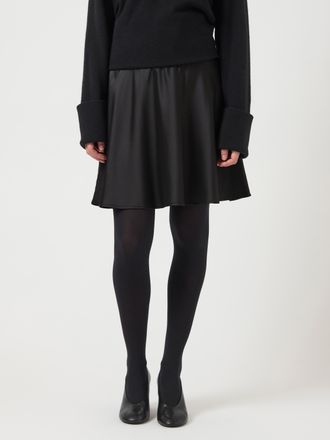 Y.A.S Minirock Y.A.S YASPELLA HW VOLUME SHORT SKIRT S. NOOS, Damen, Gr. 34, schwarz, Web, Obermaterial: 97% Polyester, 3% Elasthan, unifarben, kurz, R&ouml;cke M