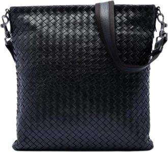 Bottega Veneta Borsa a tracolla in pelle intrecciata Pre-owned - - Pre-owned - unisex - Nero - ONE SIZE
