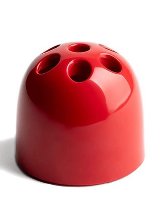 Danese Milano dome hole pen holder - Red
