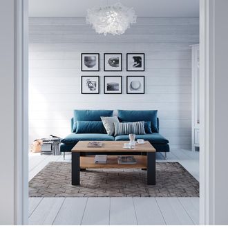 Vicco Mesa De Centro, Antracita, 100 X 60 Cm