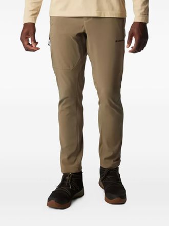 Columbia zip-pocket trousers - men - Recycled Polyester/Elastane - 34/32 - Brown