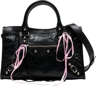 Balenciaga Tassen, Dames, Zwart, ONE Size, Katoen, Le City Small Bag