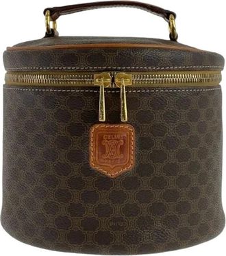 Celine Pre-owned Handbags, female, Brown, Size: ONE SIZE Pre-owned Macadam PVC Leather Handbag