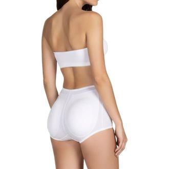 Rago Padded Panty Brief With Removable Pads in White at Nordstrom, Size X-Large