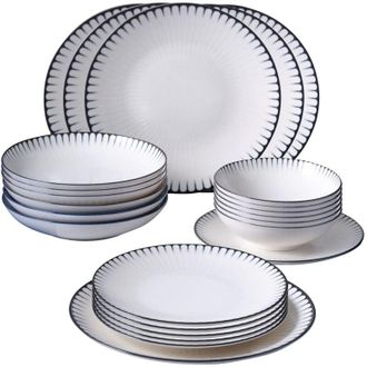 Hermia Set di stoviglie Set 100% Porcellana Multicolore