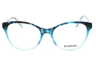Bebe BB5195 Cat-Eye Acetate Eyeglasses - Blue