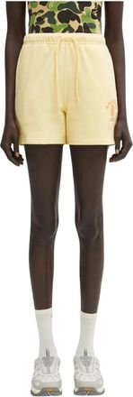 A Bathing Ape College Sweat Shorts - Shorts - Mujer - Amarillo - XS