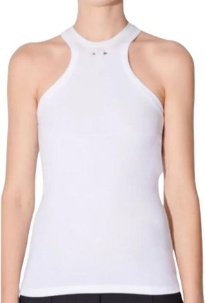 Barbara Bui Sleeveless T-shirt - Dames - Tops zonder mouwen - Wit - L - Tops