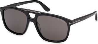 Tom Ford FT1338-N BRIANNA-02 01A Mens Sunglasses Black Size 58