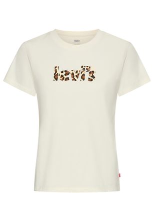 Levi's T-Shirt LEVIS LSE THE PERFECT TEE, Damen, Gr. XL (42), lse leopard logo che neutrals, Jersey, Obermaterial: 100% Baumwolle, bedruckt, figurumspielend 