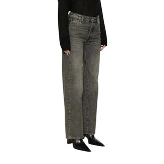 Our Legacy Straight Jeans, female, Gray, Size: W27 Treble Cut Jeans