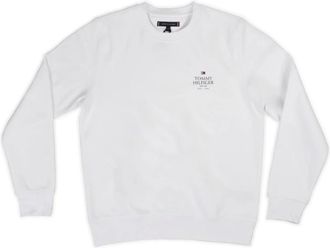 Tommy Hilfiger Heren, Sweatshirts & Hoodies, Wit, Maat: 2XL Poliester