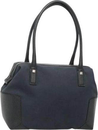 Ferragamo Pre-owned Nylon handbags - Dames - Vintage Handtas - Zwart - ONE Size - Nylon - Vintage