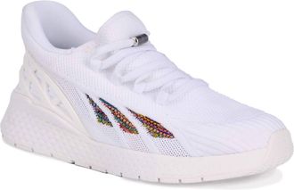Drew Womens Halo Sneakers In White Mesh Combo
