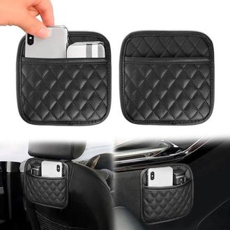 No Brand Bolsillo Para V&iacute;deo De Coche, Organizador De Coche, Almacenamiento Para Coche, Almacenamiento Interior Para Coches Para Tel&eacute;fonos M&oacute;viles, Llaves, Gaf