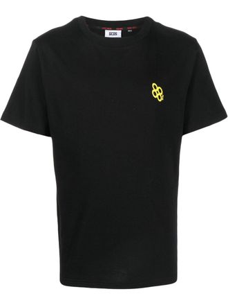GCDS graphic-print cotton T-shirt - Black