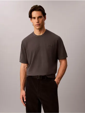 Calvin Klein Mens Tech Knit Crewneck Sweater - Grey - 2XL