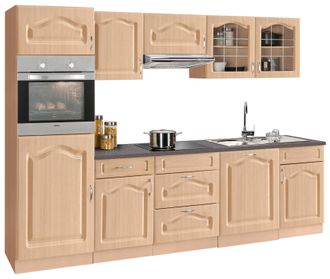 Wiho Küchen Küchenzeile »Linz« ohne E-Geräte, Breite 280 cm