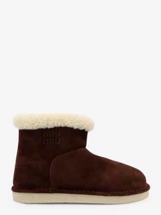 Miu Miu Stivaletti in suede - MIU MIU - gender_Woman