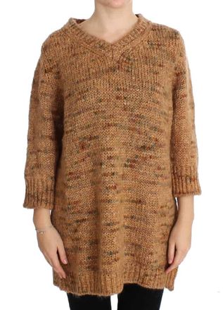 Pink Memories pink MEMORIES Wool Blend Knitted Oversize Womens Sweater