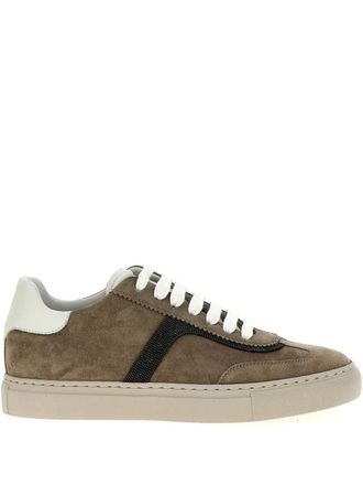 Brunello Cucinelli Sneakers With Monili Decoration